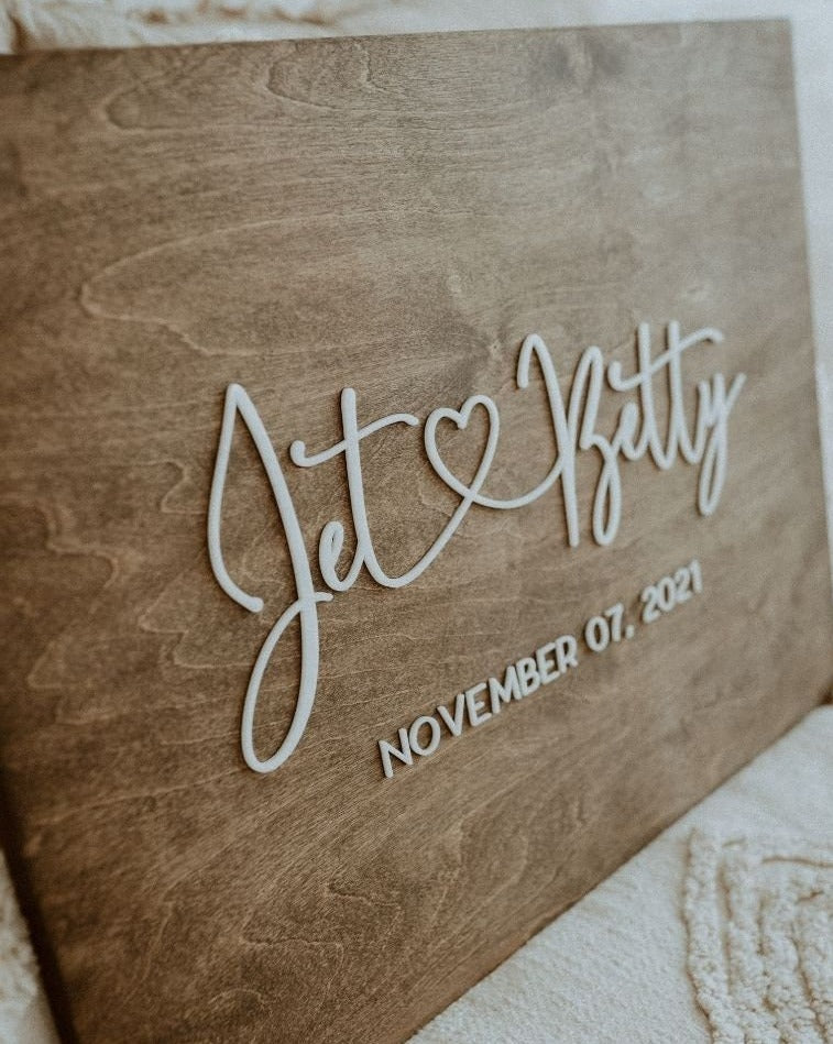 Wedding Date Sign, Wedding Signs, Welcome Wedding Sign, Wedding Signage, Wedding Decor, Wedding Ceremony Decor, Wooden Wedding Sign