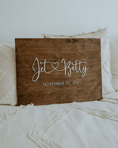 Wedding Date Sign, Wedding Signs, Welcome Wedding Sign, Wedding Signage, Wedding Decor, Wedding Ceremony Decor, Wooden Wedding Sign