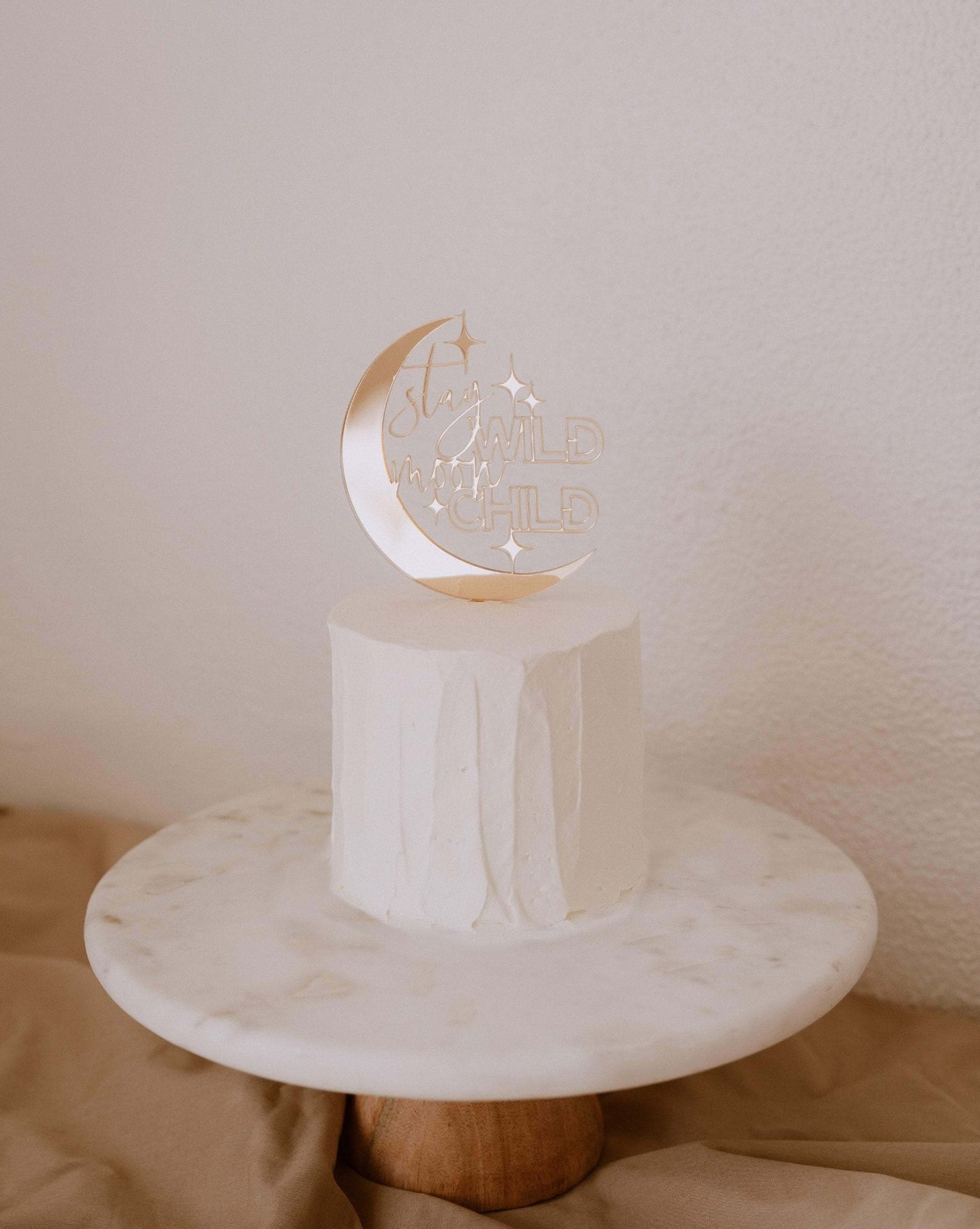 stay wild moon child cake topper, moon child cake topper, baby cake topper, moon cake topper, moon party decor, celestial birthday decor