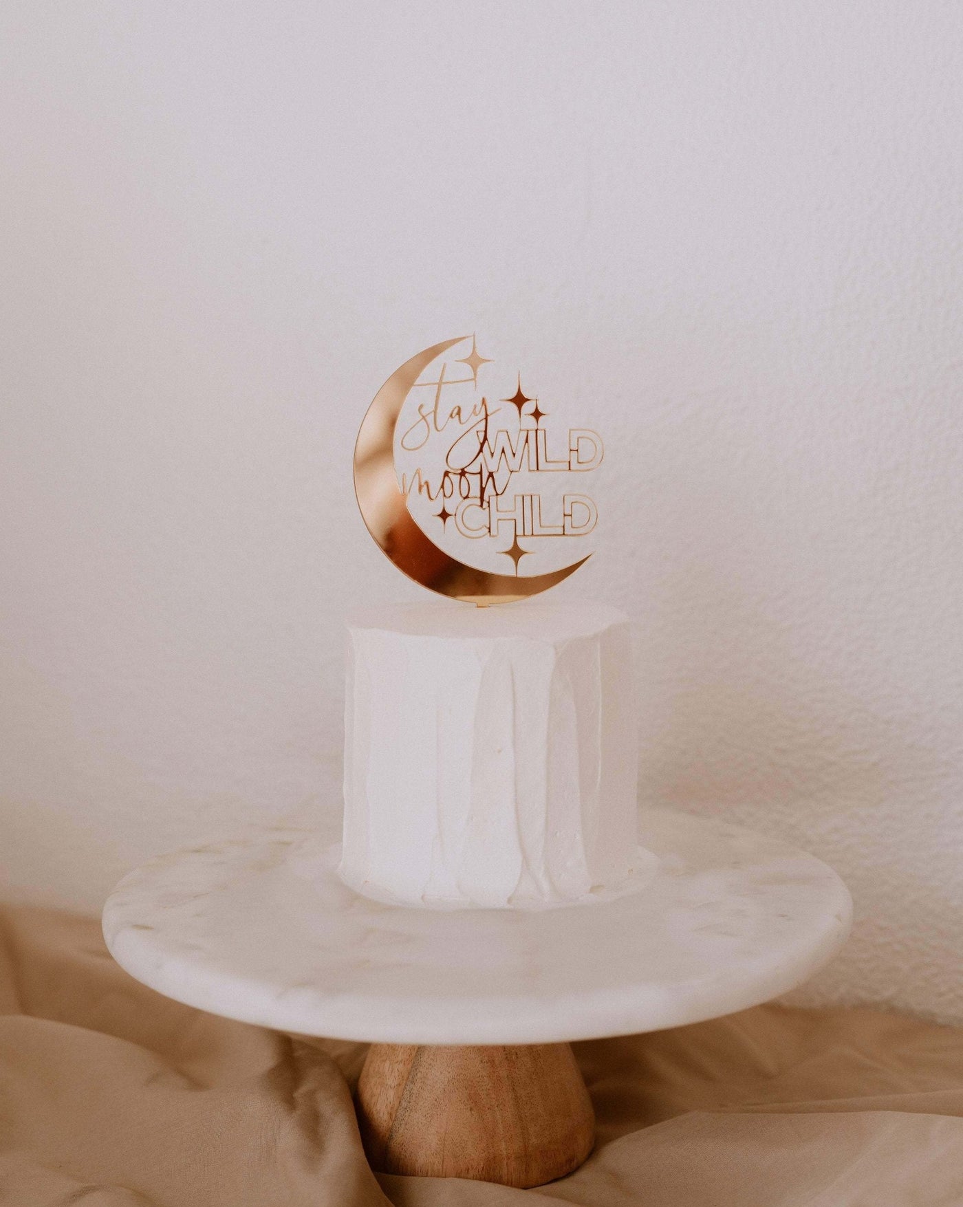 stay wild moon child cake topper, moon child cake topper, baby cake topper, moon cake topper, moon party decor, celestial birthday decor