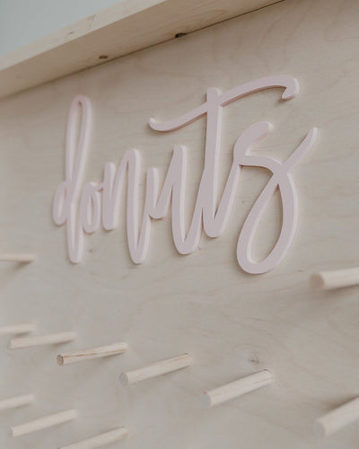 Donut Wall